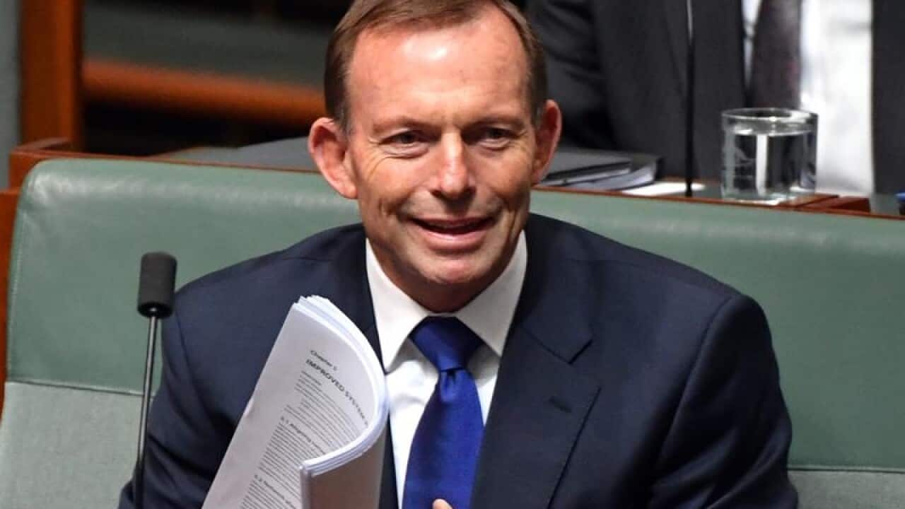 Former prime minister Tony Abbott.