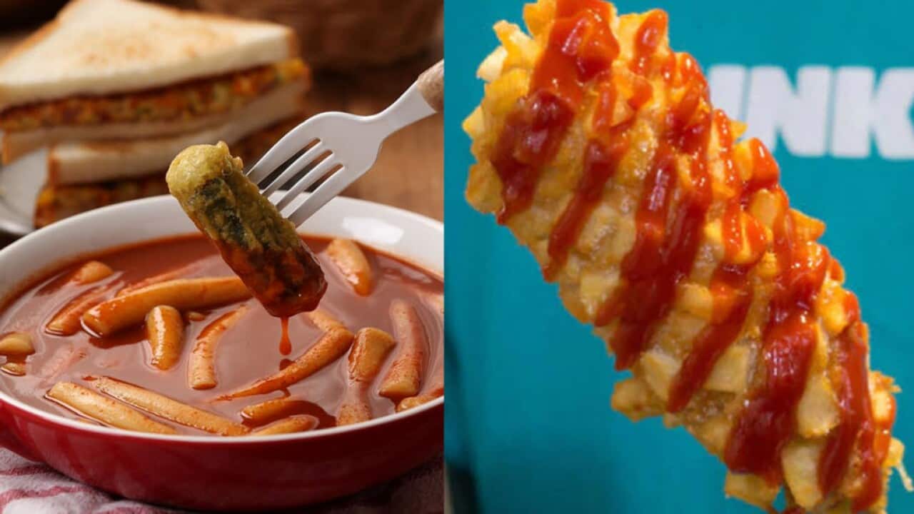 Tteokbokki and Hotdog