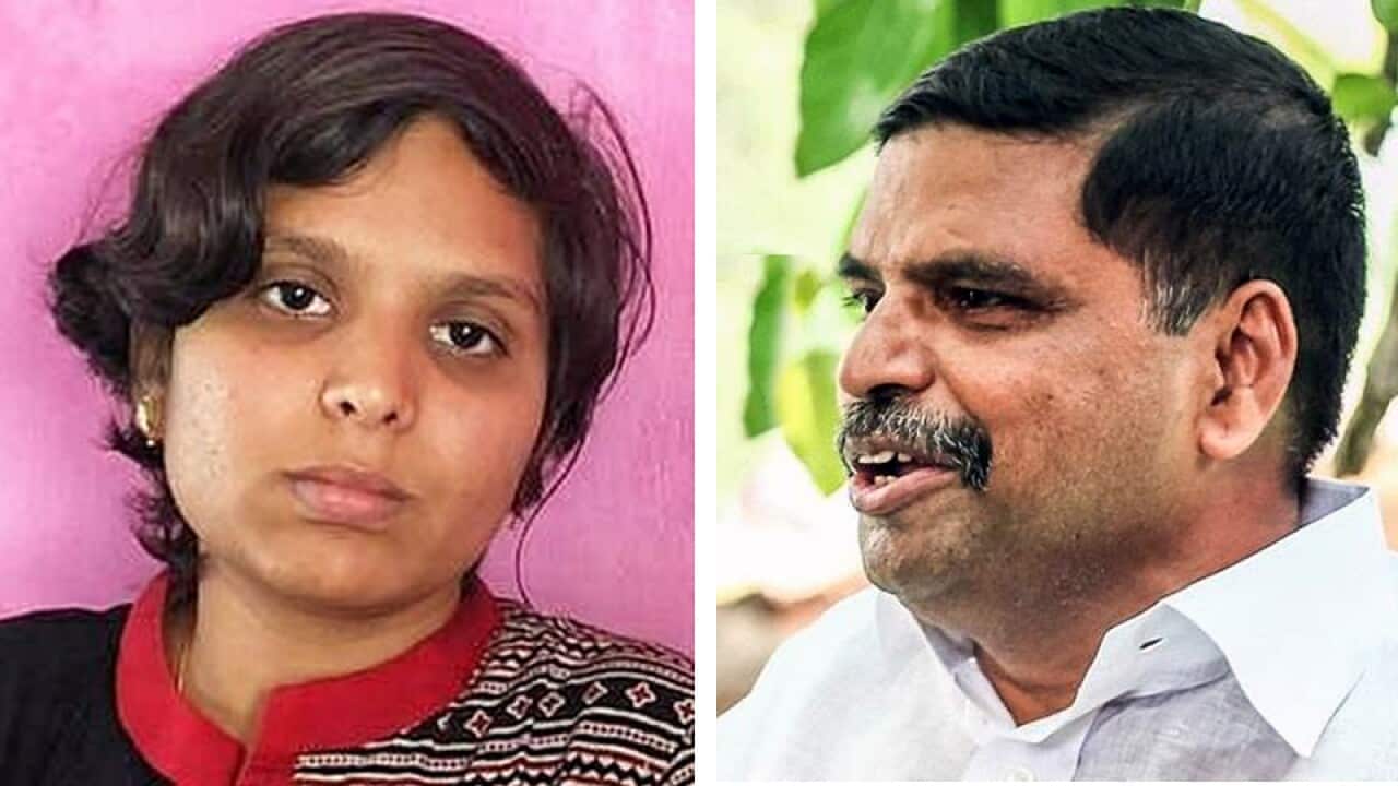 Kausalya (Left), and Retired Judge Hari Paranthaman (Right)