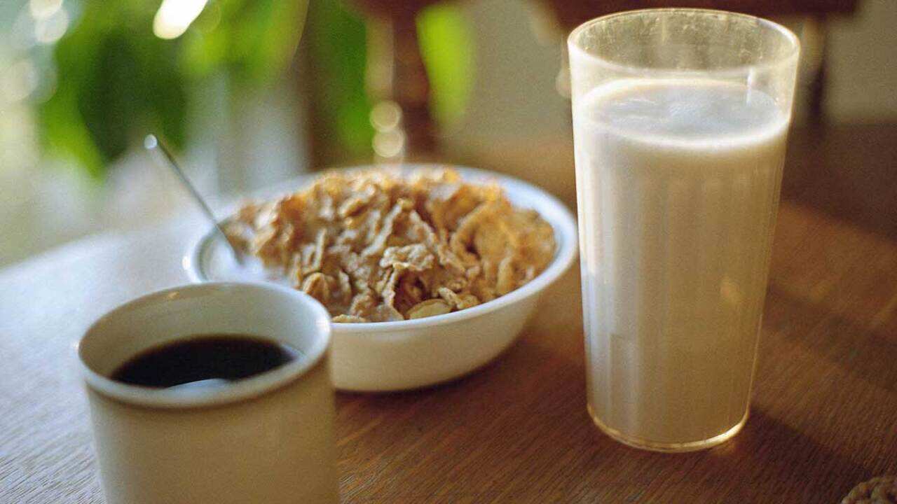 Coffee with breakfast