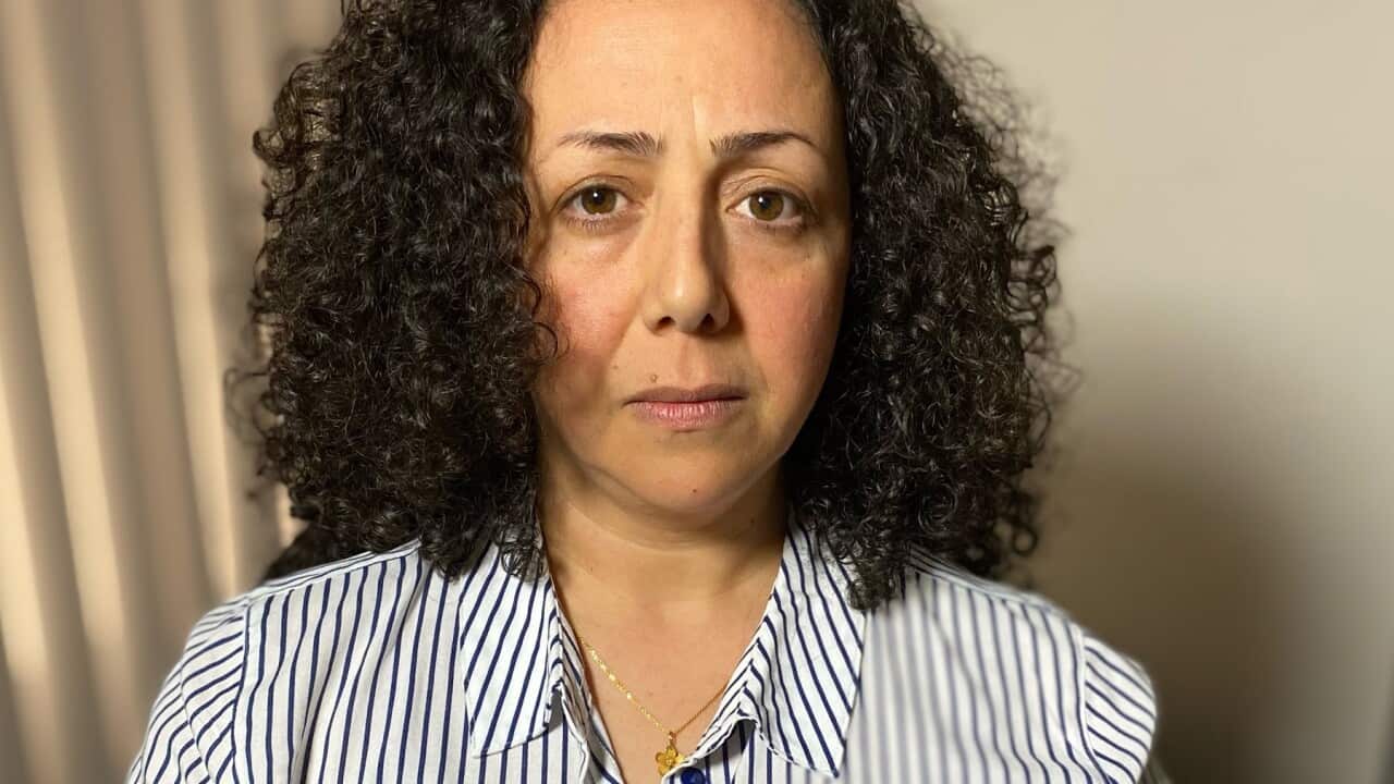 Zahra Hashemabadi Barat fled Iran with her husband and two daughters in 2013. (SBS).jpg