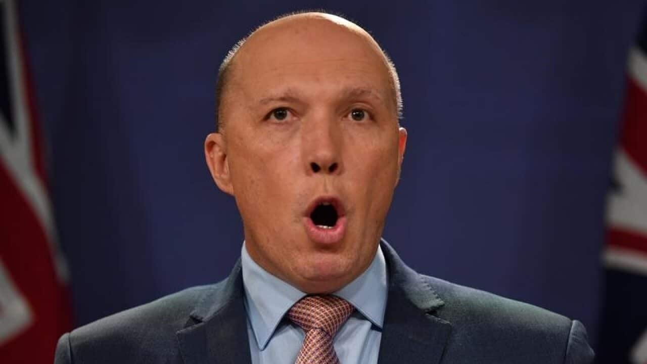Minister for Home Affairs Peter Dutton