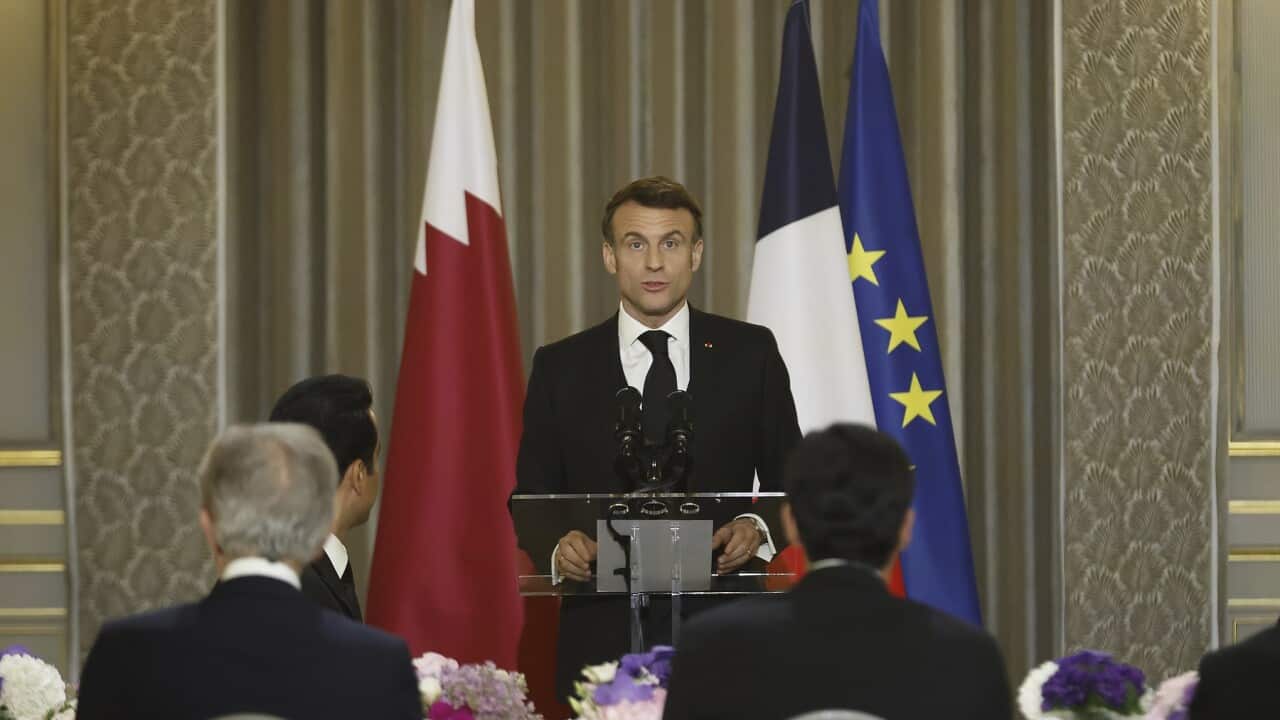 French President Emmanuel Macron raised the possibility of French troops going to Ukraine