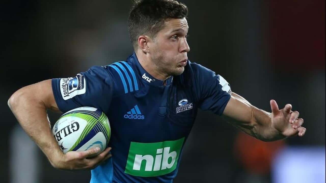 Blues rugby player Matt Duffie