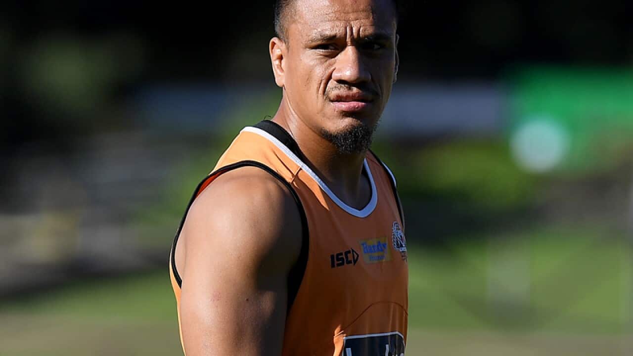 Wests Tigers player Sauaso Sue