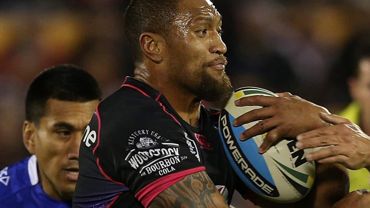 NZ Warriors winger Manu Vatuvei