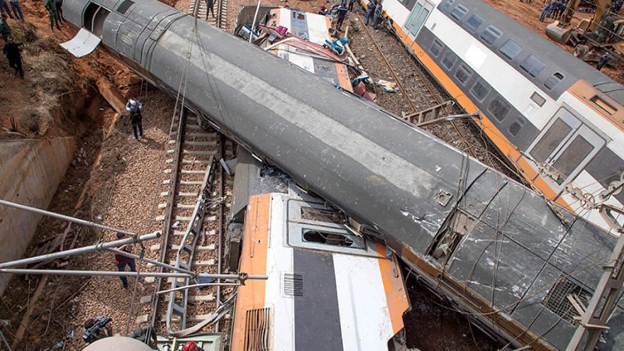MOROCCO TRAIN DERAILMENT