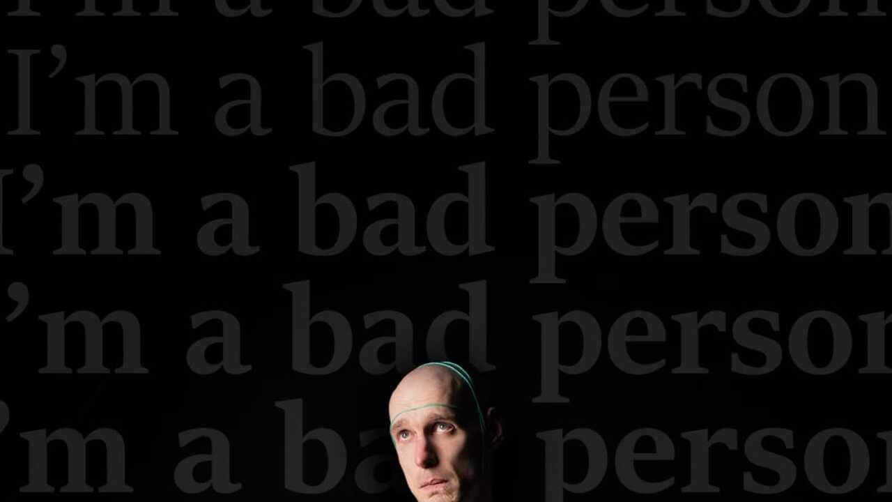 Bryan Cooper the actor in ‘no title’ play, during rehearsal -yang menderita Gangguan  Melbourne July 2025. Credit photo: NickMickPics.