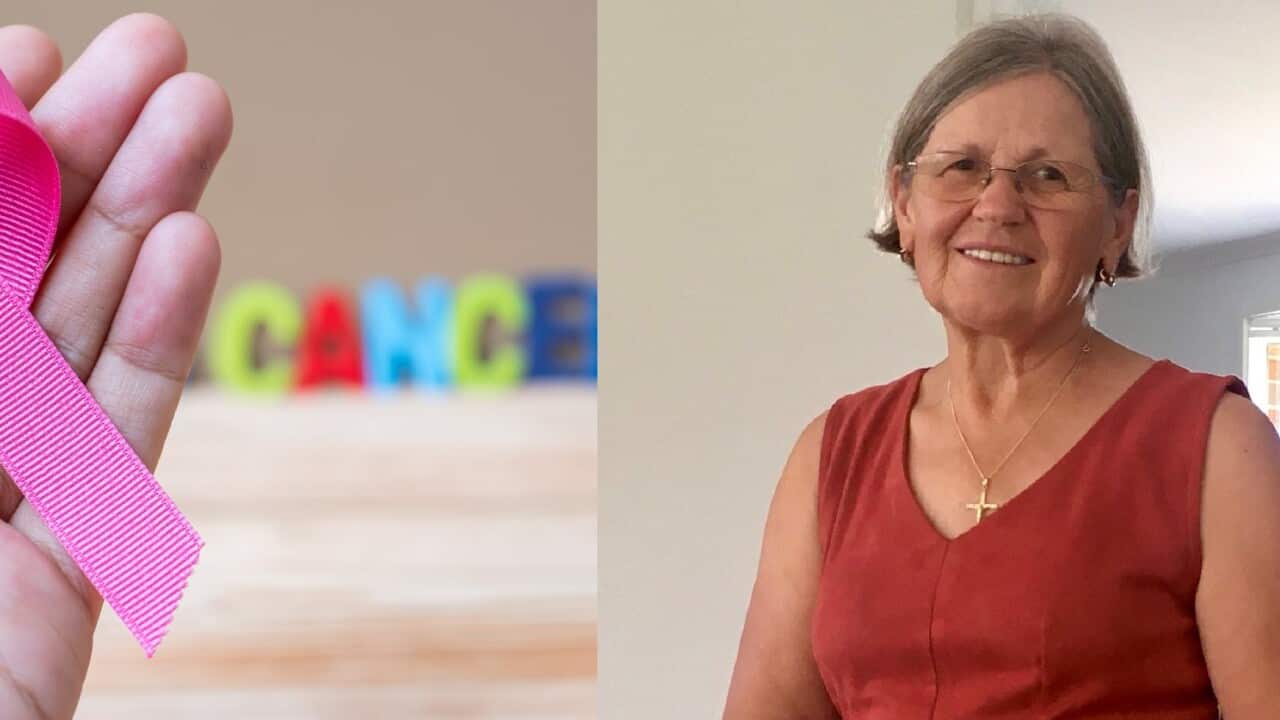 Pink Ribbon (L),Dana Trajceska, cancer survivor (L)