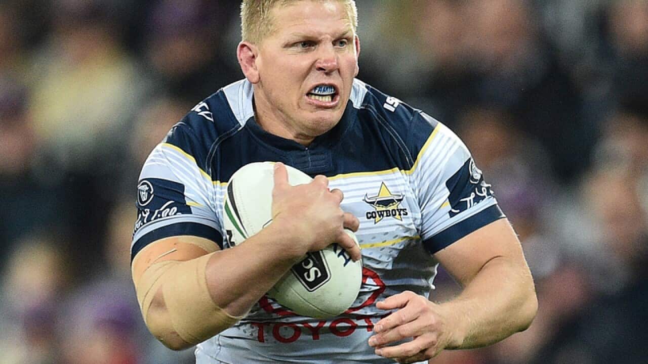 Ben Hannant of the Cowboys