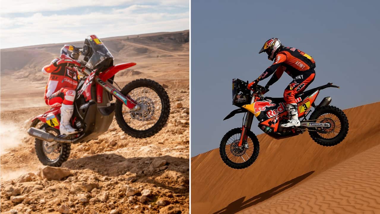 Toby Price and Dan Sanders are two Australians competing in the Dakar Rally
