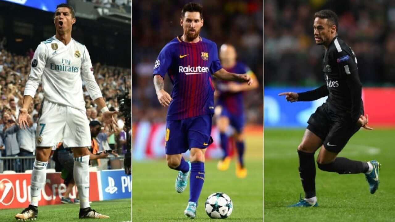 Ronaldo, Messi, Neymar