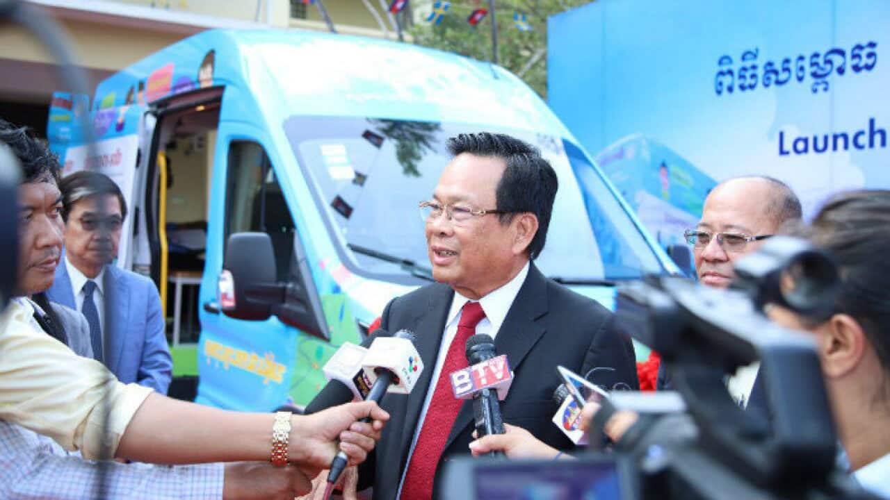 Cambodia Minister of Labour and vocational training It Samheng