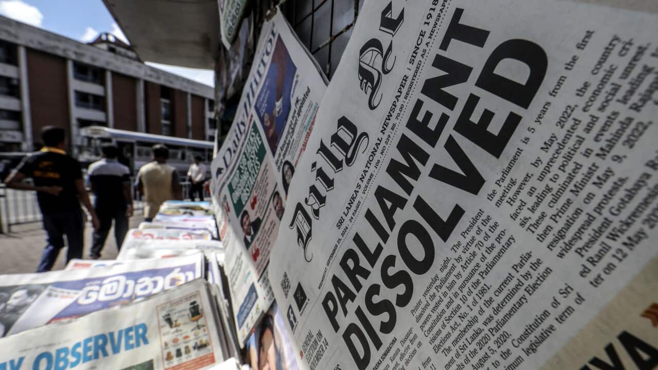 Sri Lanka's newly elected president dissolves parliament