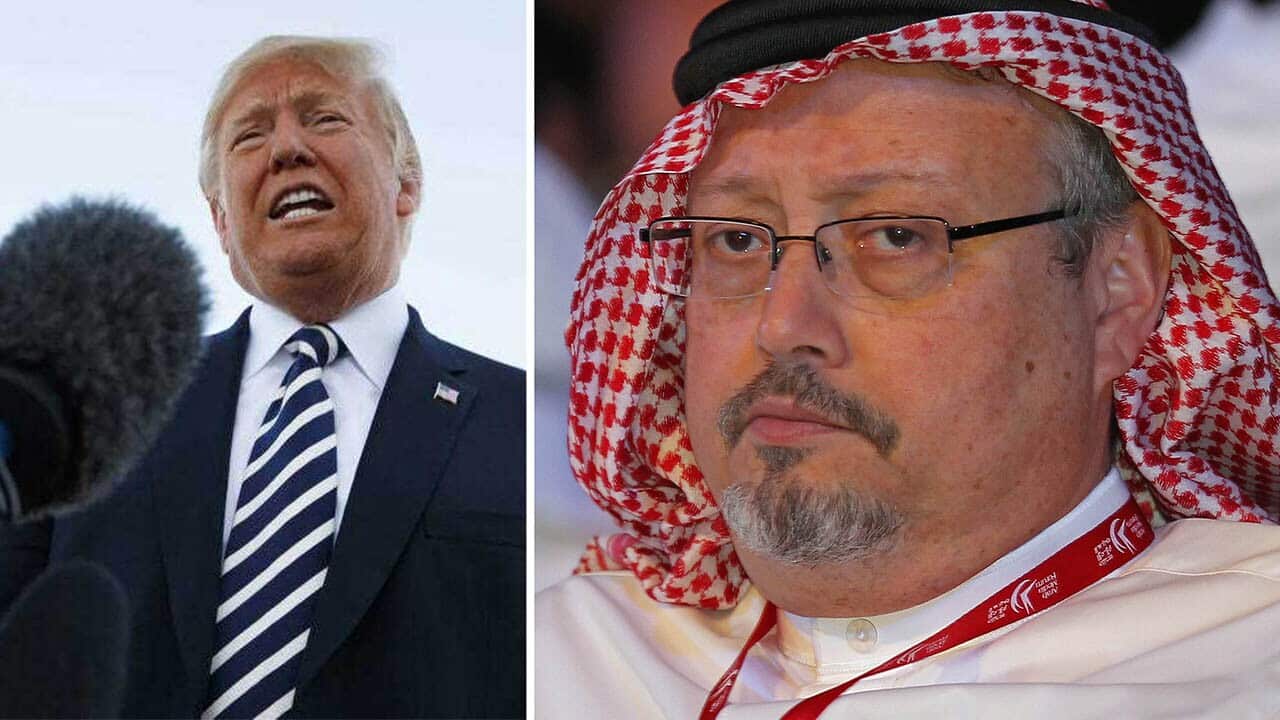 Trump says not satisfied with Saudi handling of Khashoggi death