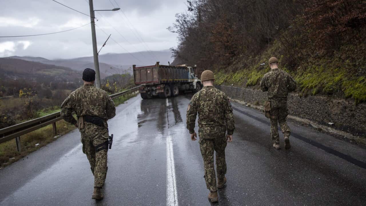 Kosovo Serbs Block Road Near Main Border Crossings In North