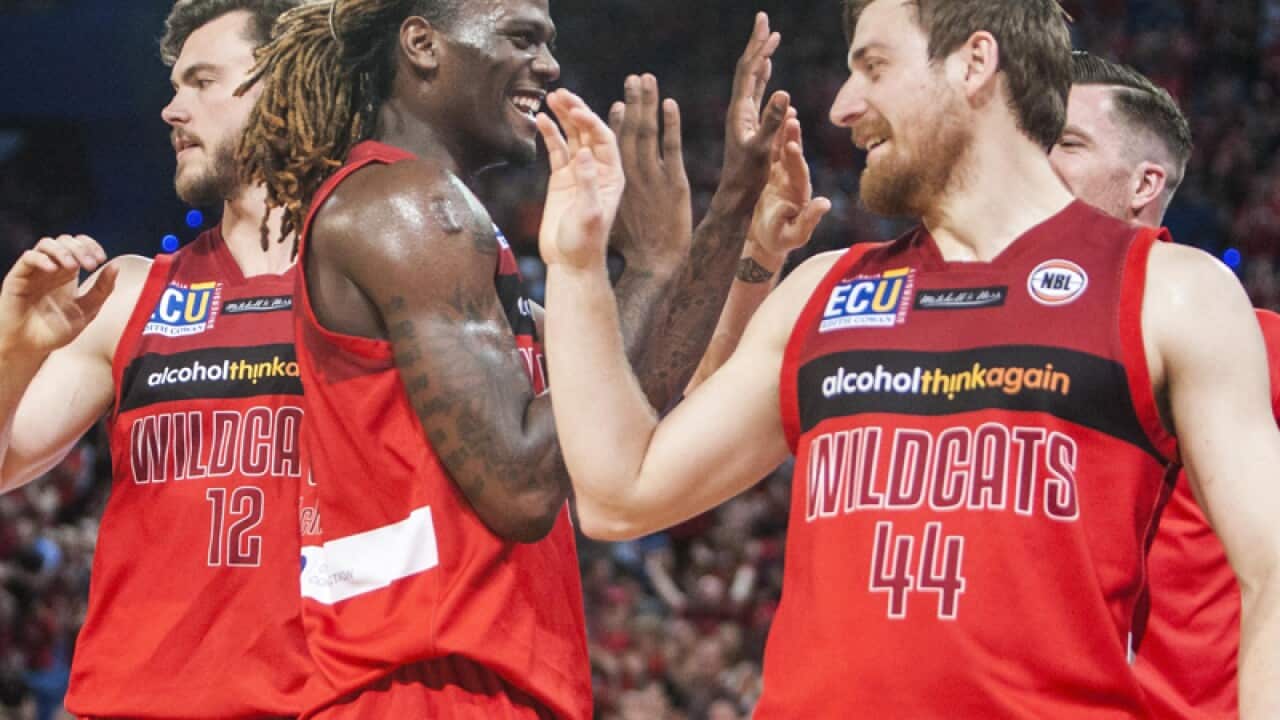 Jaron Johnson of the Perth Wildcats