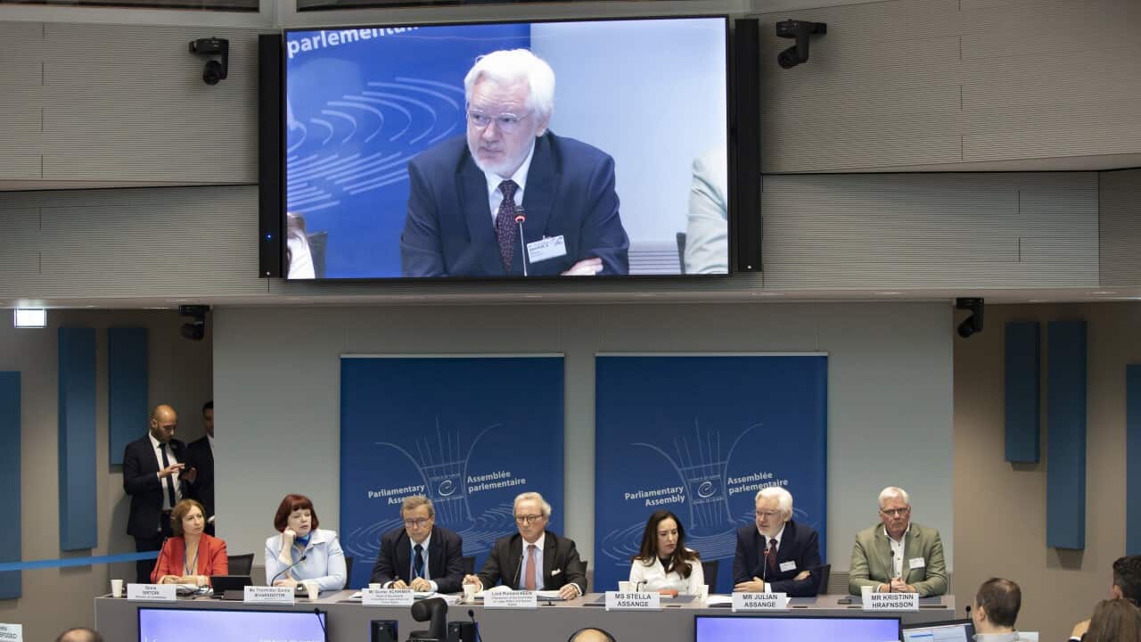 Julian Assange Addresses PACE on Journalism and Human Rights in Strasbourg, France - 1 Oct 2024