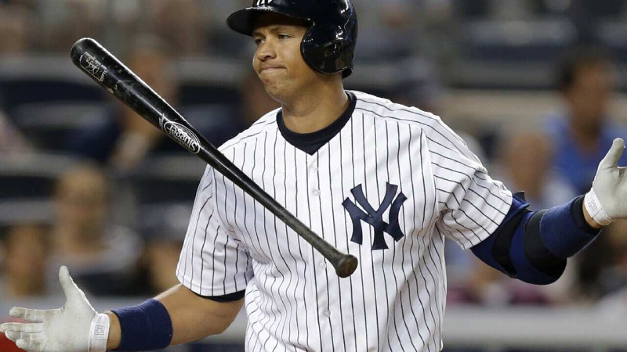 New York Yankees' Alex Rodriguez during a gam