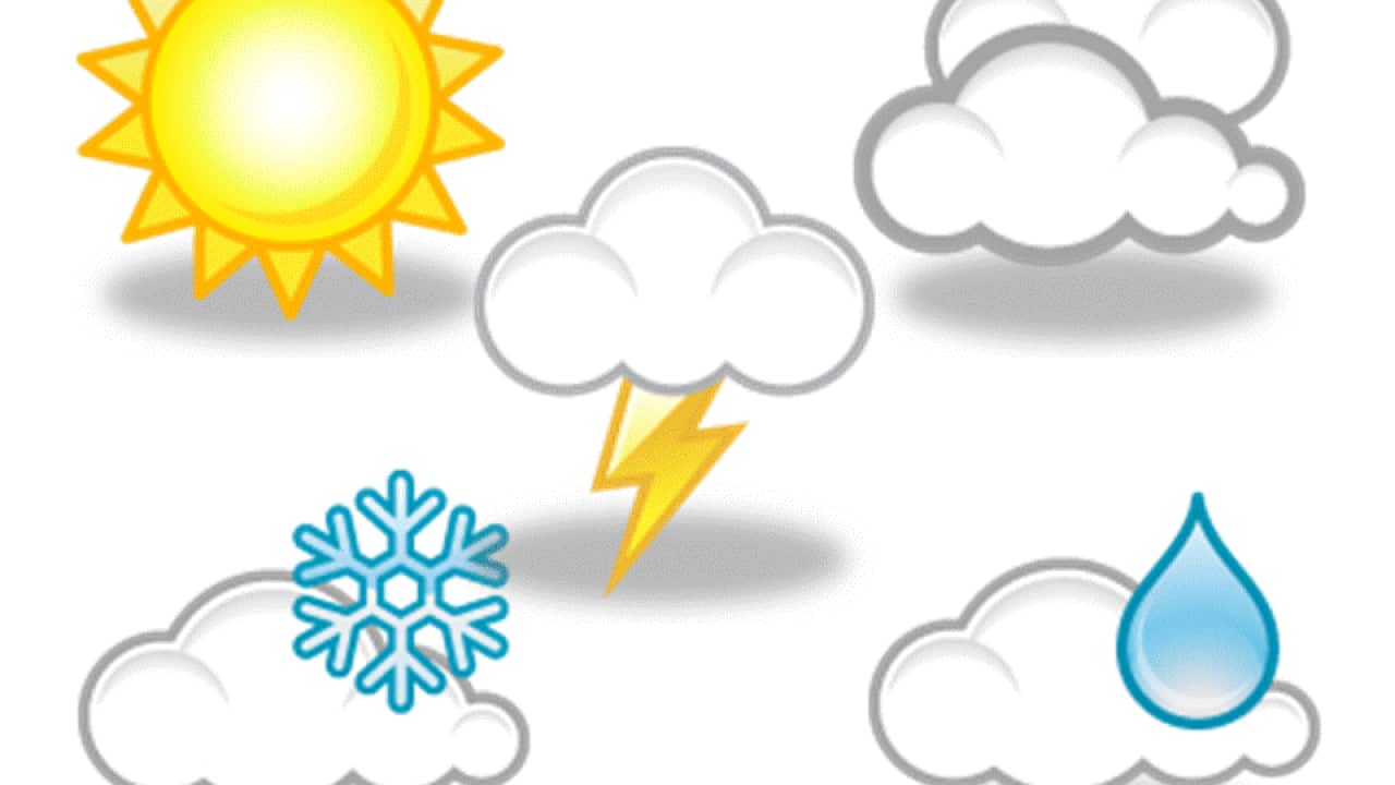 Avustralya Metoloji Bürosu hava tahmini simgeleri