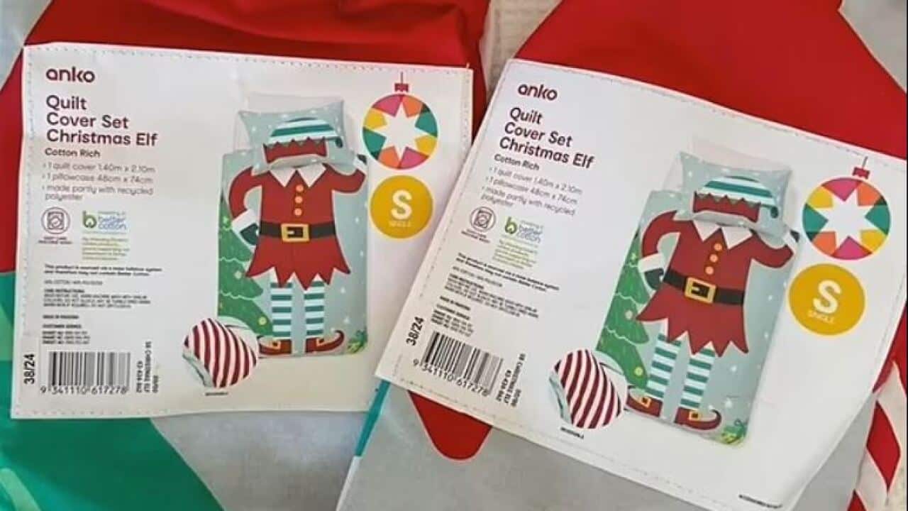 Christmas bedding recall