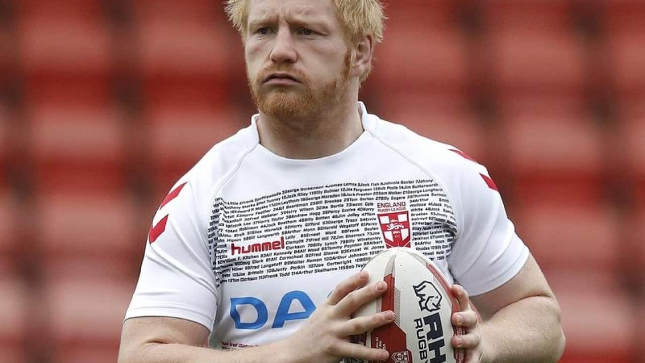 England rugby league captain James Graham