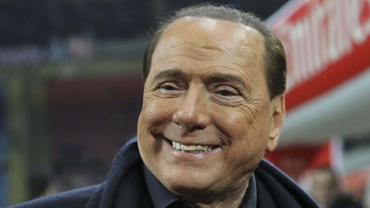 Former Italian prime minister Silvio Berlusconi