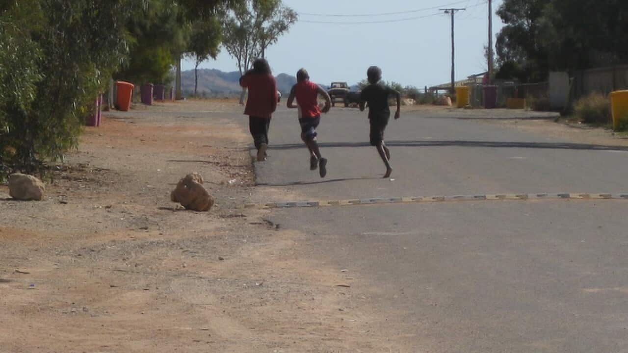 Children at Indulkana, SA