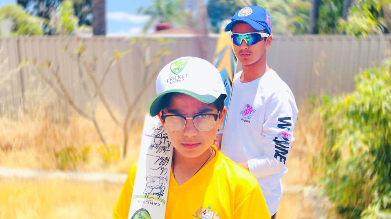 Indian Australian Cricket supporter: Nakul and Keshav Tewari