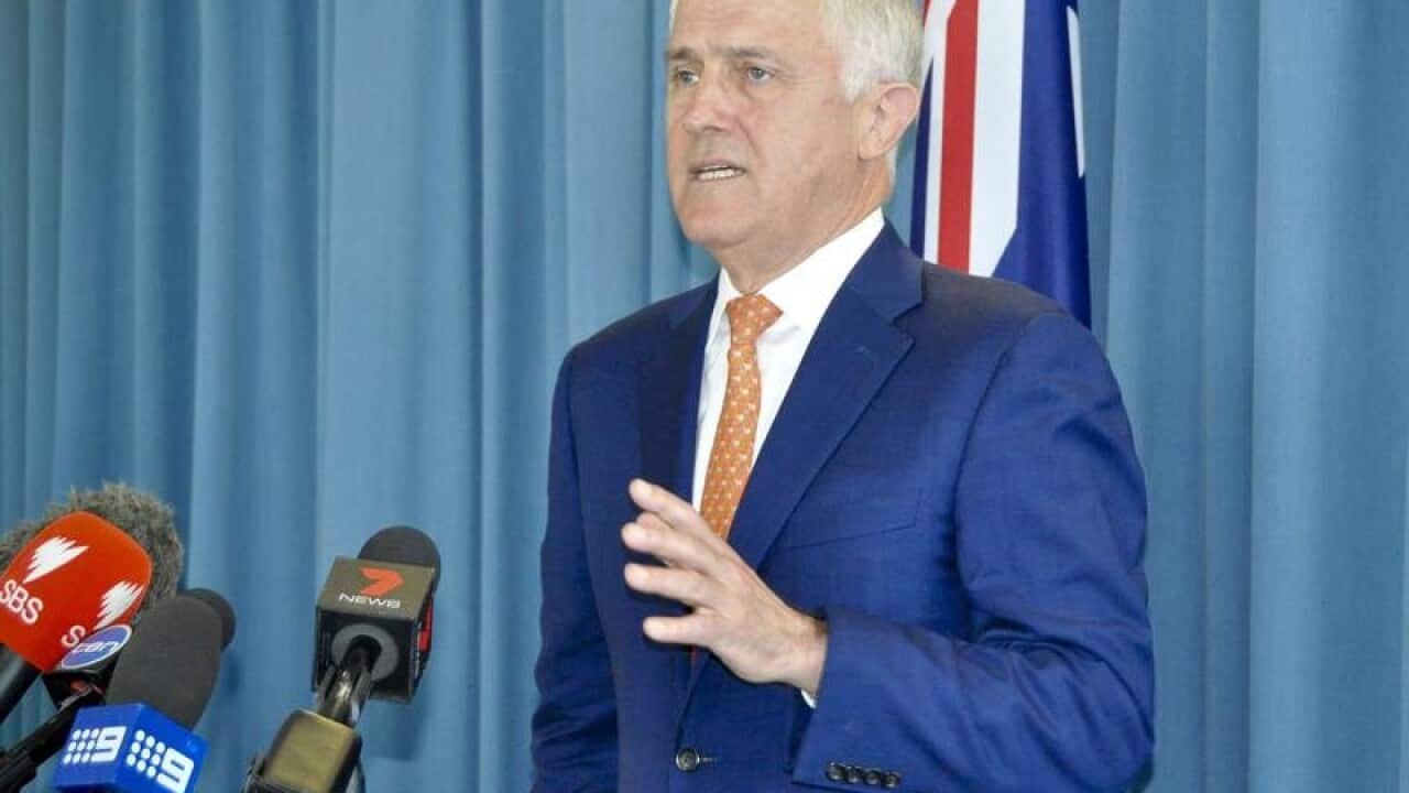 PM Malcolm Turnbull at a press conference in Perth
