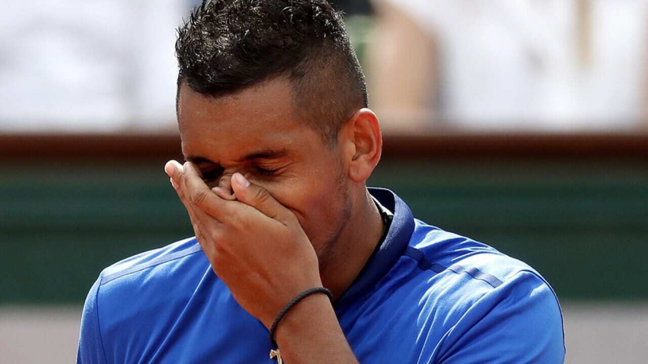 Nick Kyrgios of Australia