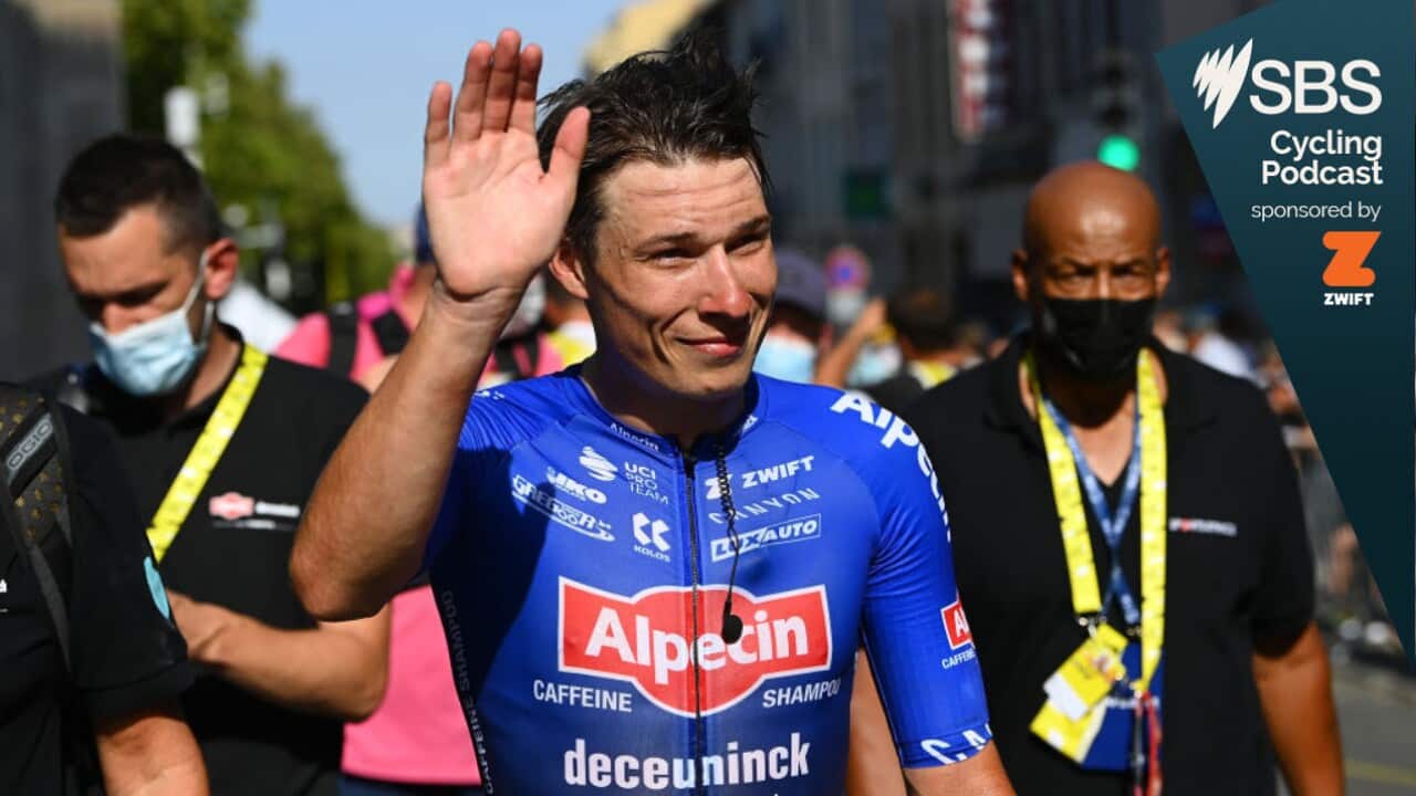 Philipsen at the Tour de France after his win in Carcassonne