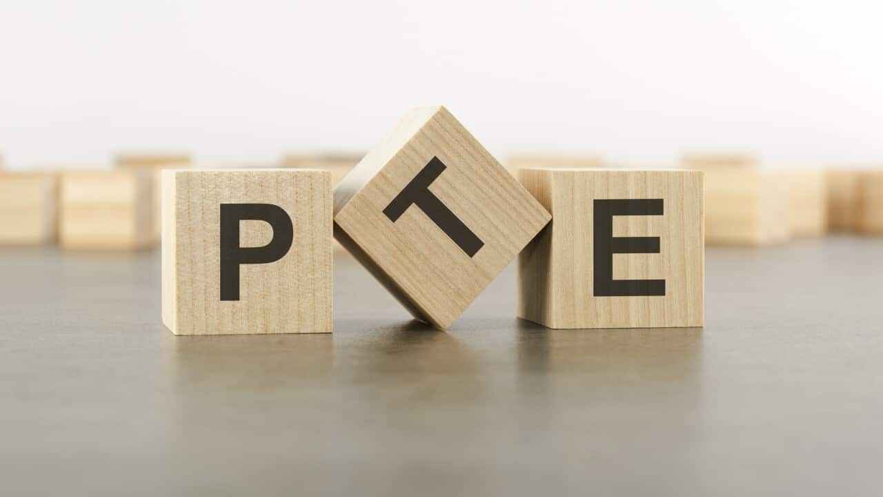 PTE - short for Pearson Tests of English