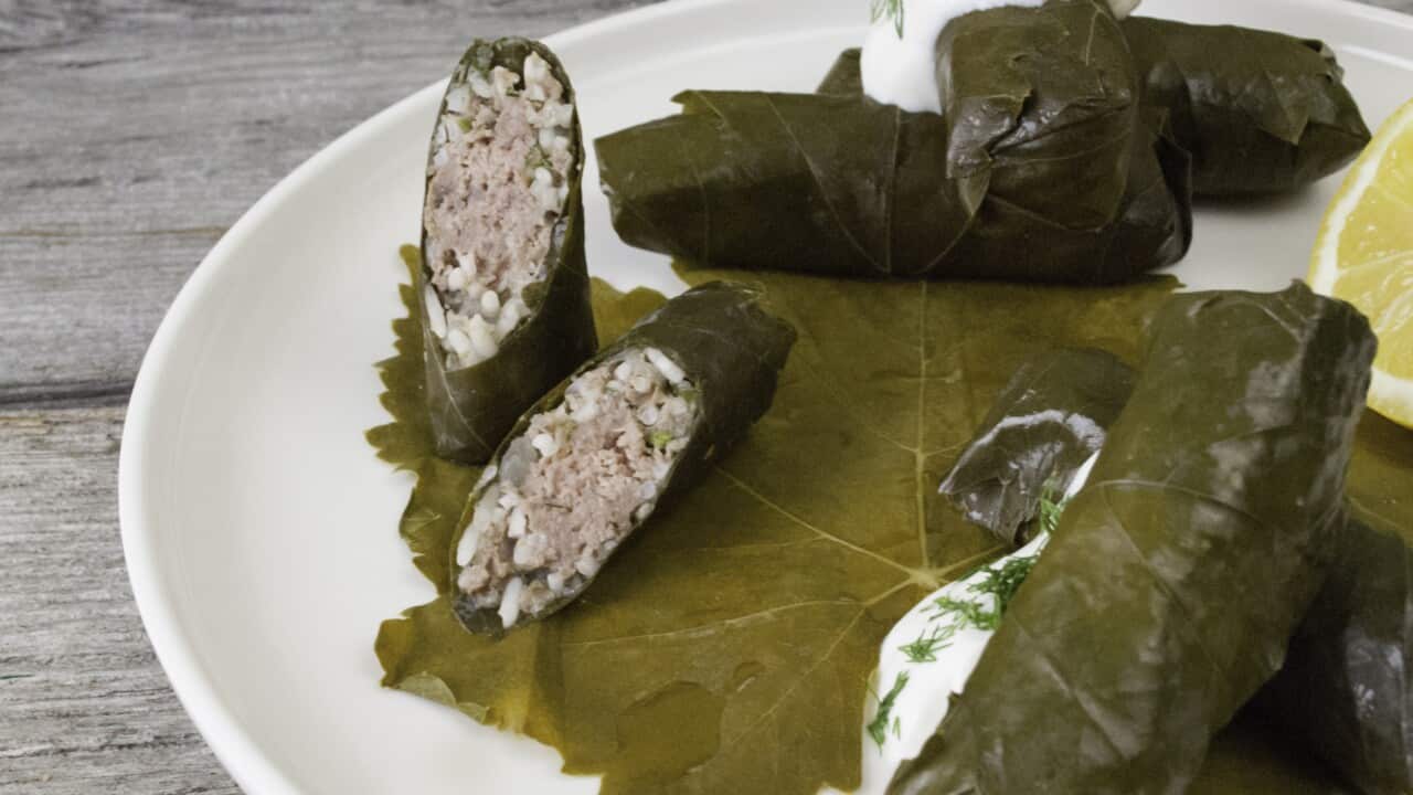 Stuffed vine leaves