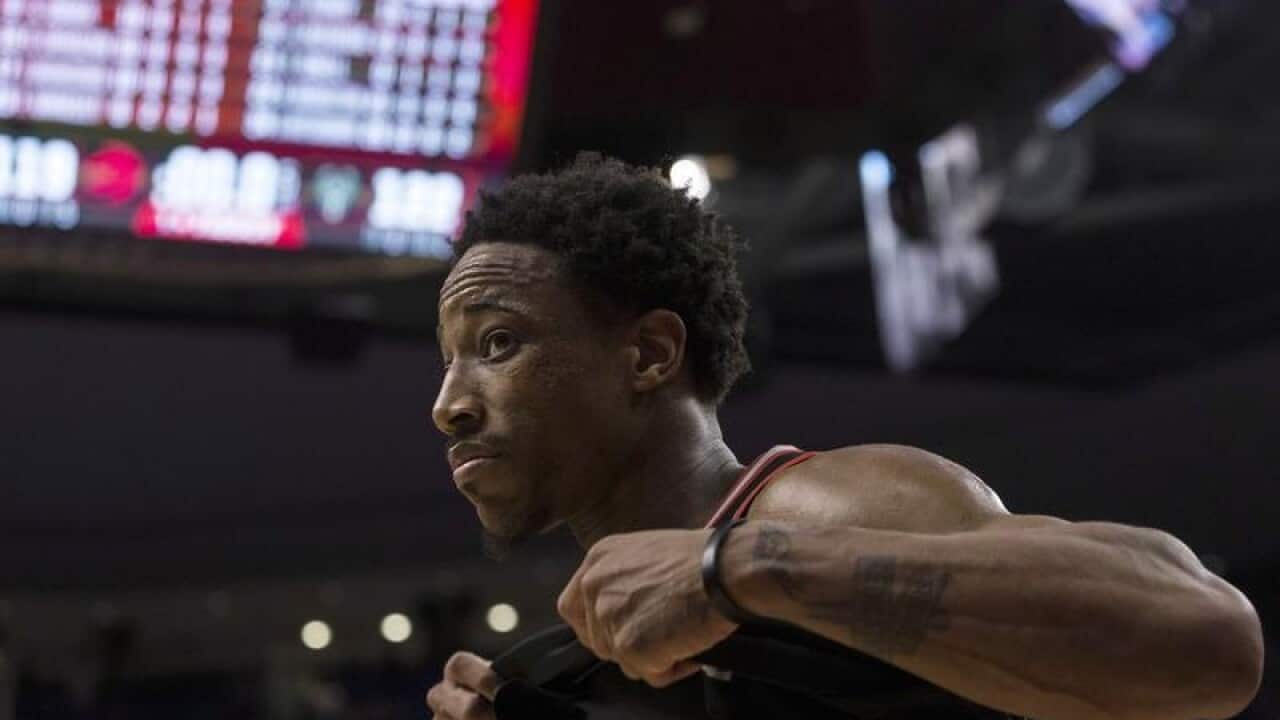 Toronto Raptors' DeMar DeRozan