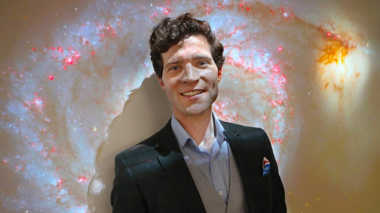Associate Professor Alan Duffy at Swinburne University Keck Observatory Remote Viewing Facility.