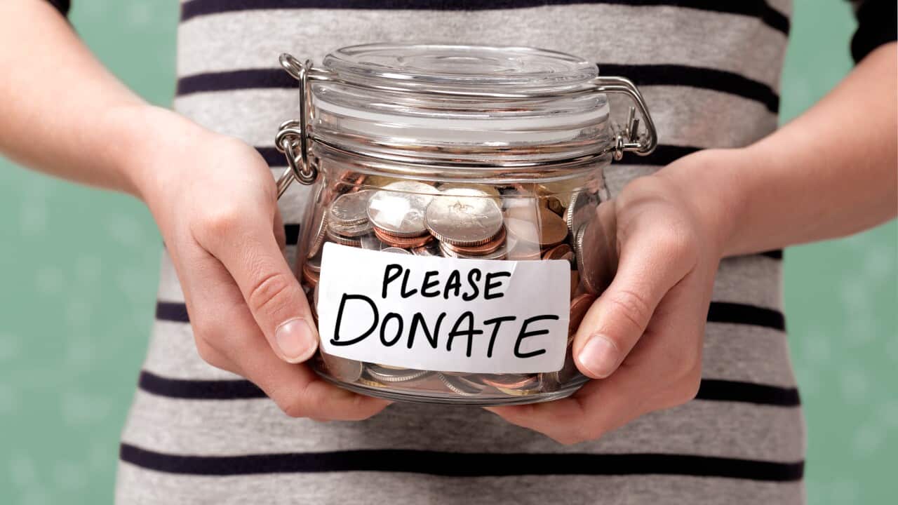 PLEASE DONATE CHARITY JAR