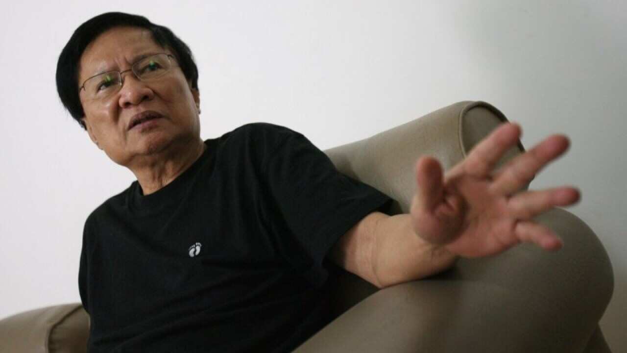 Indonesia badminton legend Tan Joe Hok in 2008.