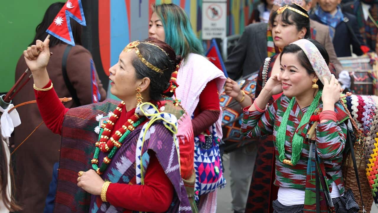 Participants at Nepal Festival Melbourne 2022.