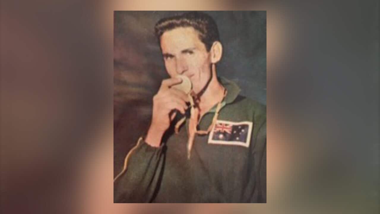 Percy Hobson with his gold medal.