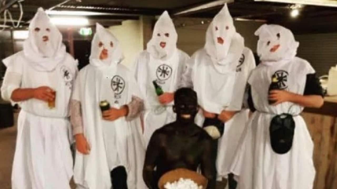 The image of the party circulated on social media.