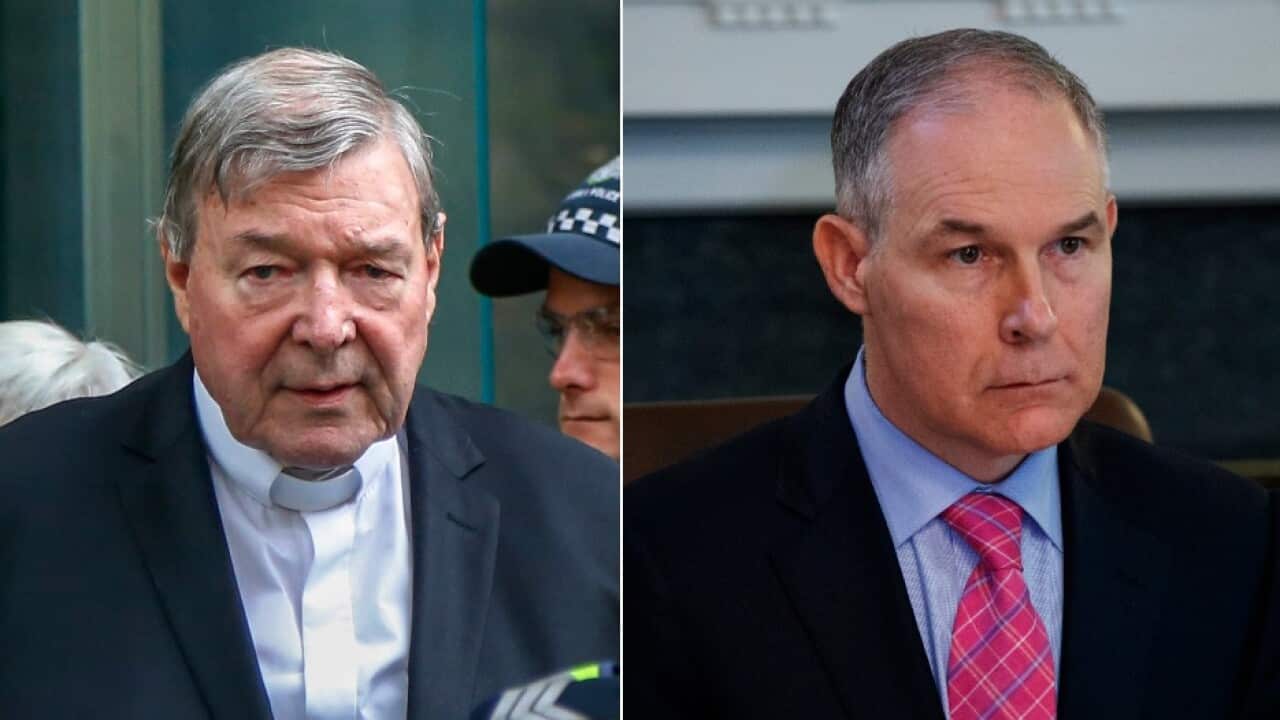 George Pell dined with US environment boss for climate change talks: report  | SBS News