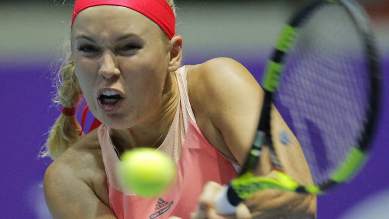 Caroline Wozniacki of Denmark