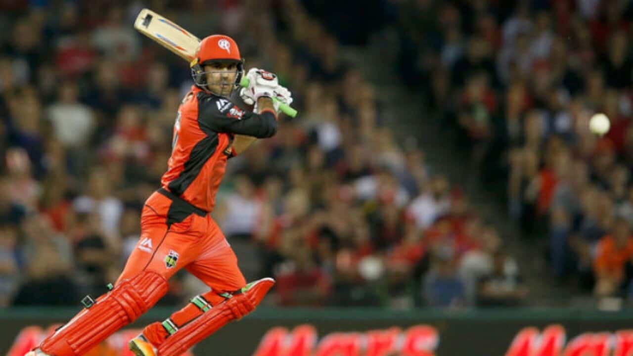 Mohammad Nabi playing in BBL07
