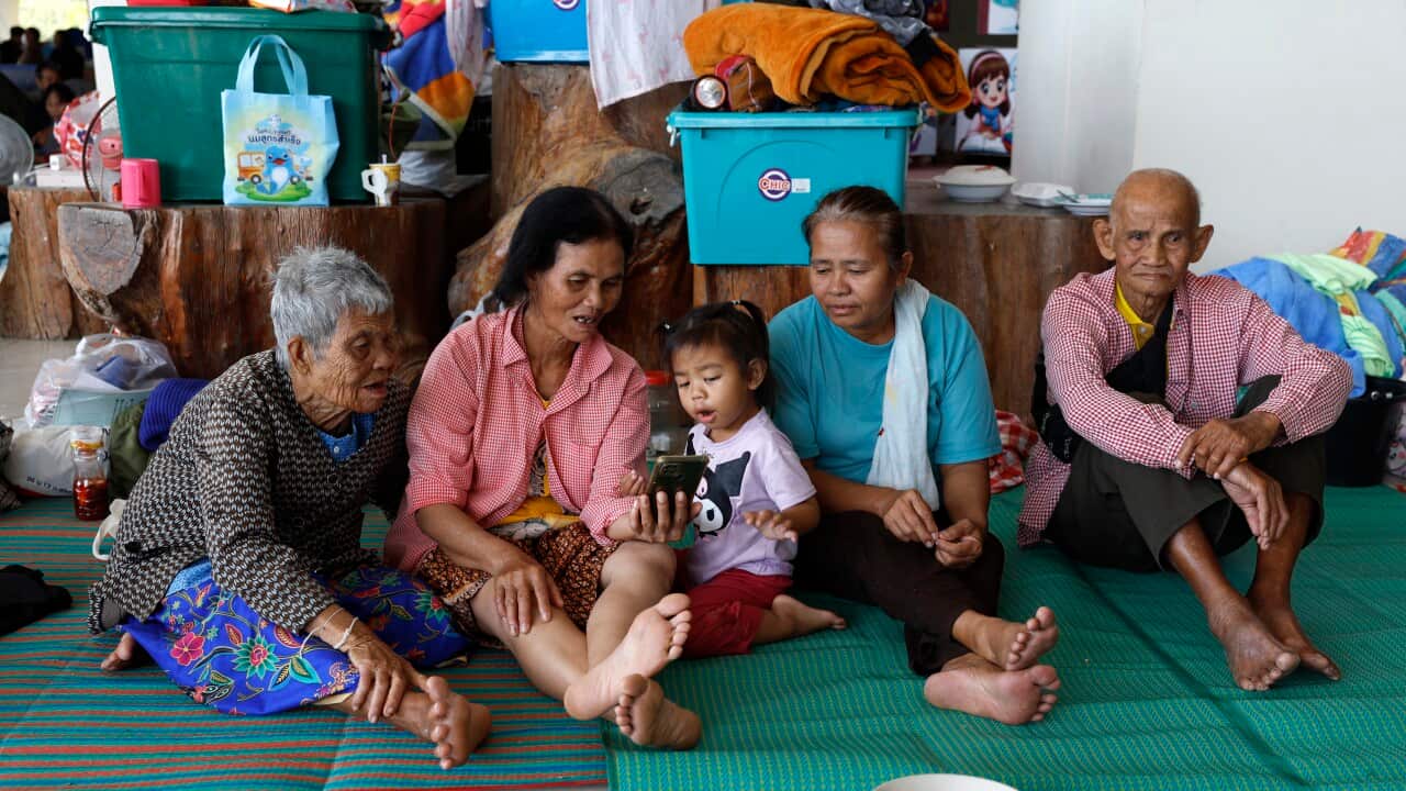 Thai and Cambodian troops clash over the border dispute