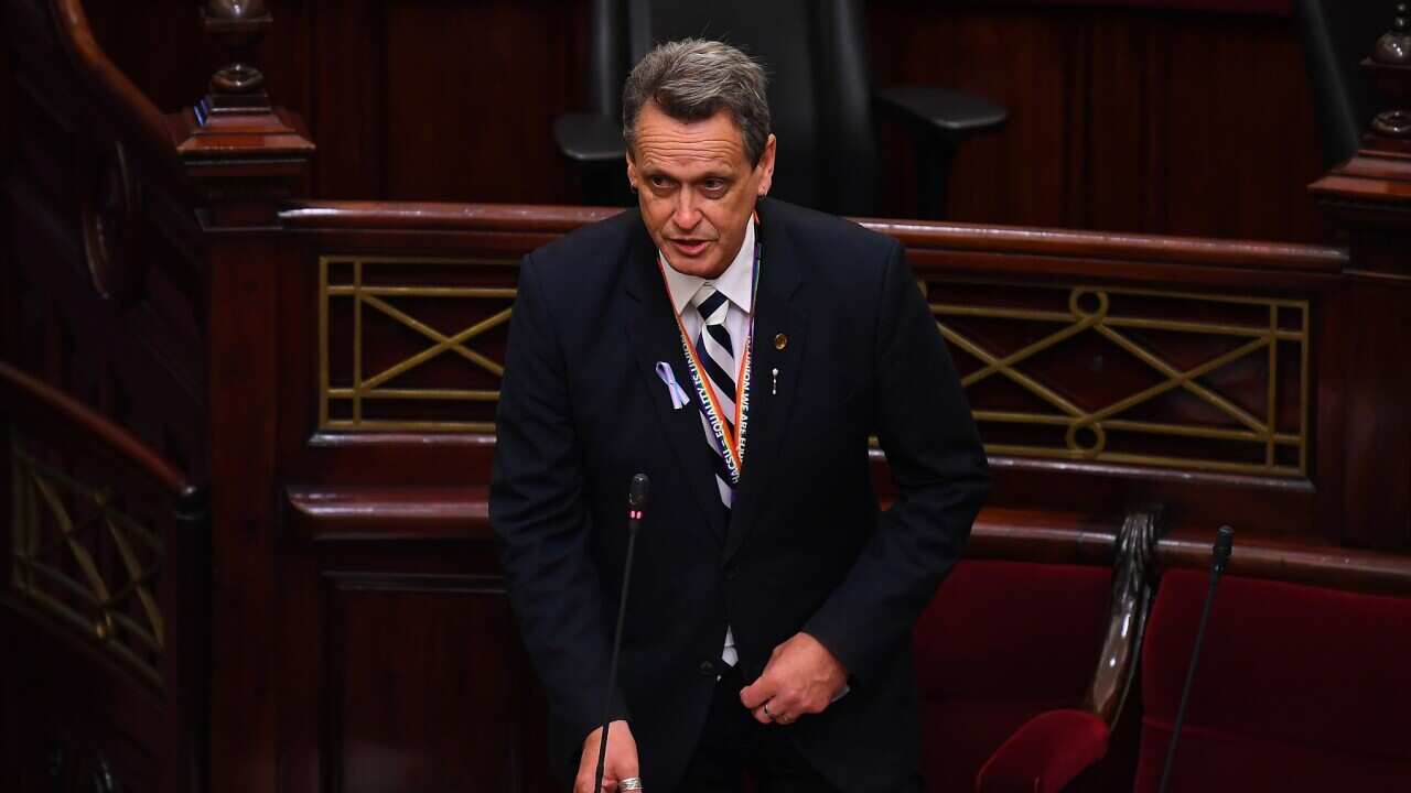 Victorian Animal Justice Party MP Andy Meddick