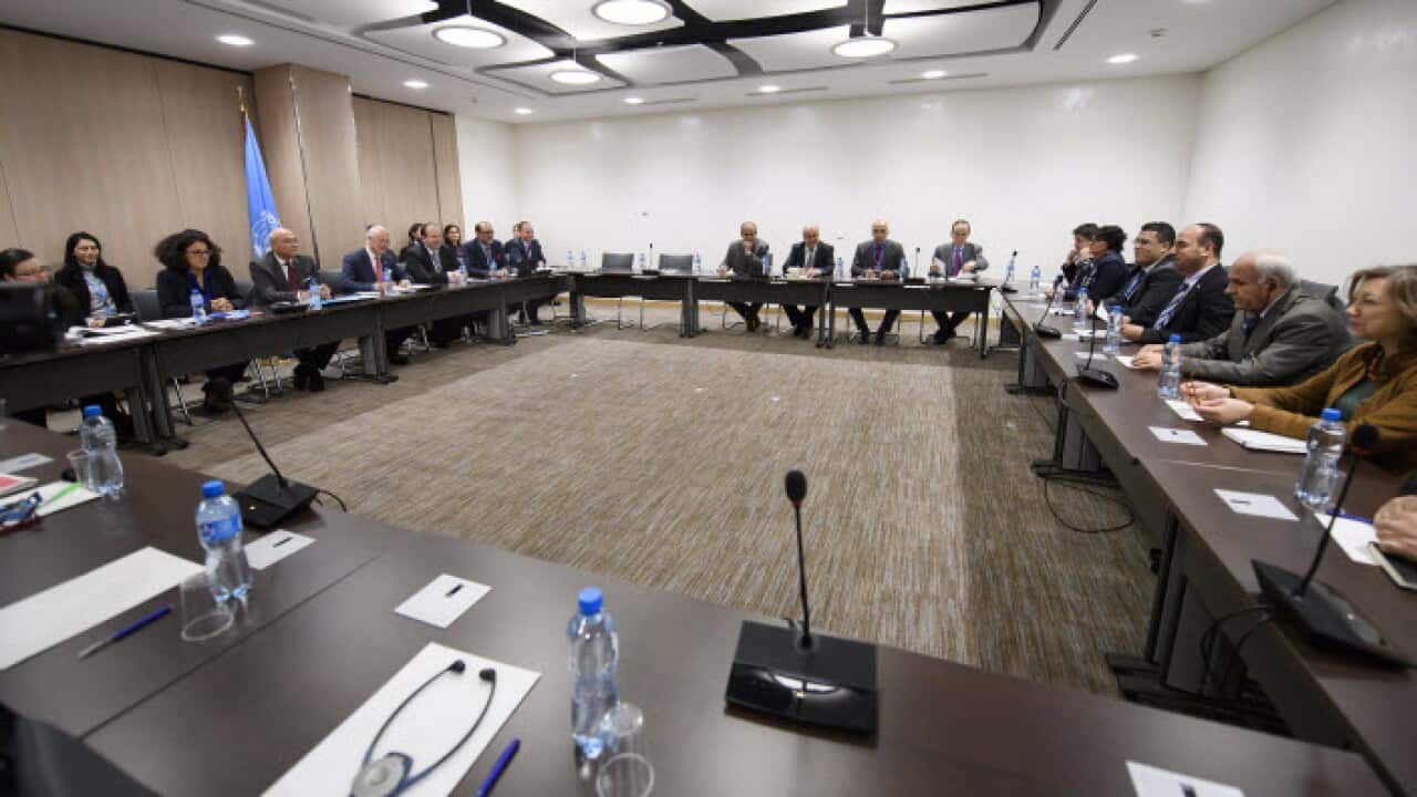 Intra-Syria peace in Geneva, Switzerland