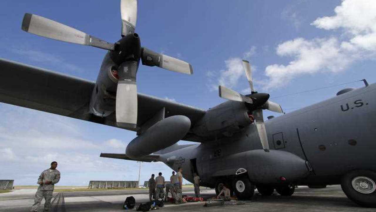 A C-130 aircraft, similar to the one pictured, carrying US troops has crashed in  eastern Afghanistan.