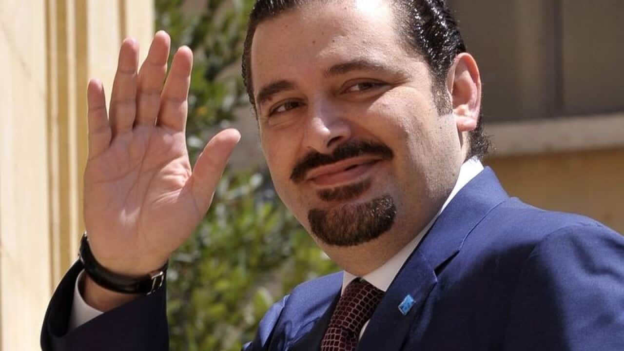 Lebanese prime minister Saad Hariri