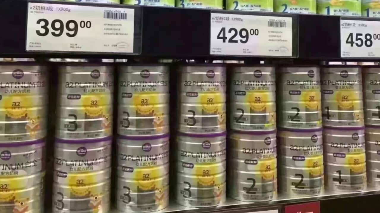 中国市场占A2奶粉销量近一半：代购功劳大| SBS Chinese